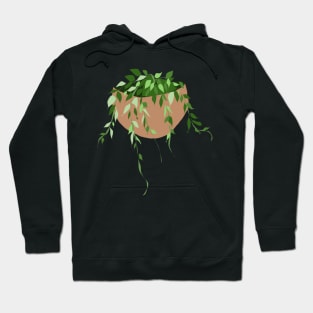 Plant With Green Leaves and Vines Hoodie
